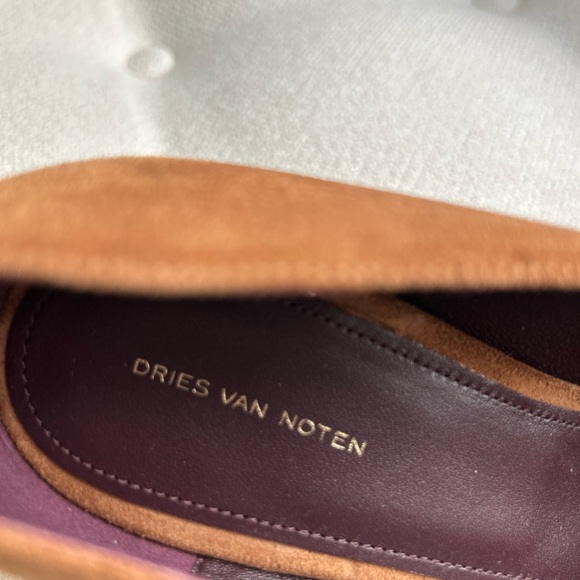 Brand new Dries Van Noten women’s tan suede heels shoes size 39 - Picture 3 of 11